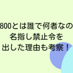 neko800とは誰で何者なのか？名指し禁止令を出した理由も考察！