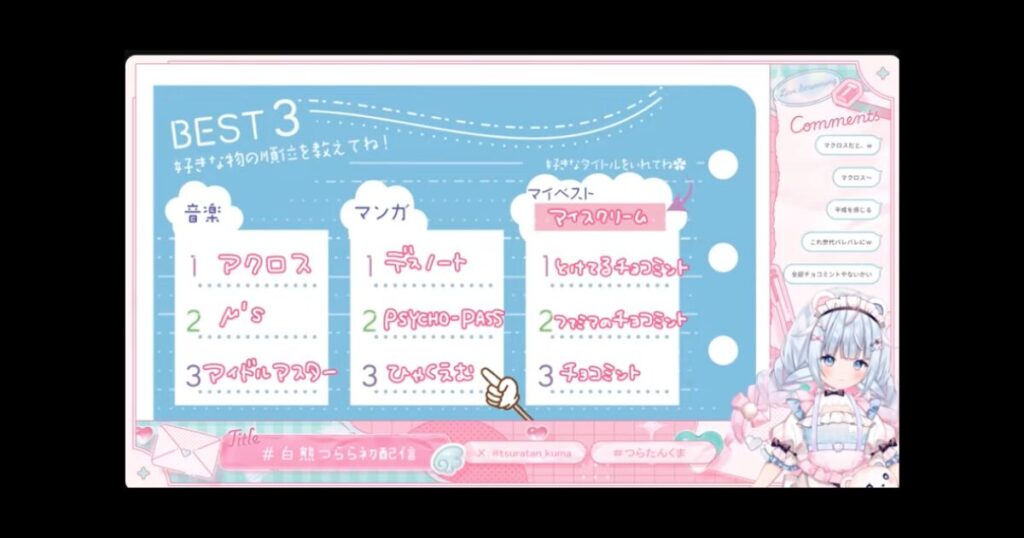 白熊つららの中の人・前世が白星あわわと言われている理由4選！顔バレや年齢も調査